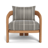 Chloe Lounge Chair | Teak Natural, Bateau Classic,