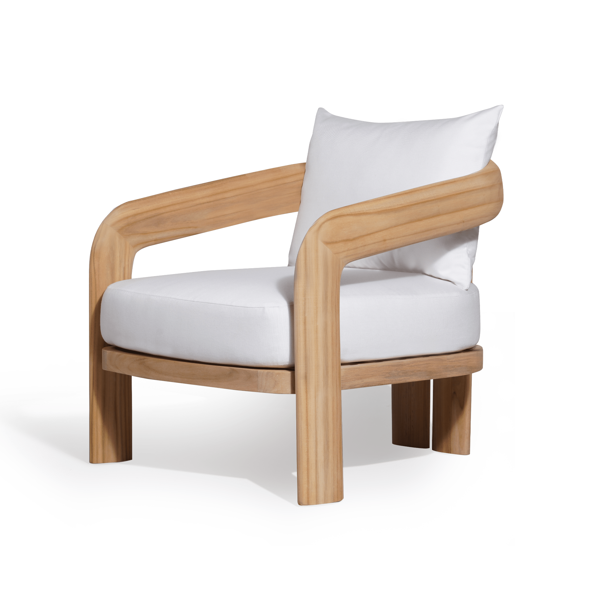Chloe Lounge Chair | Teak Natural, Copacabana Midnight,