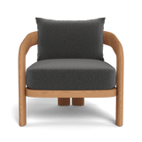 Chloe Lounge Chair | Teak Natural, Marley Boulder,