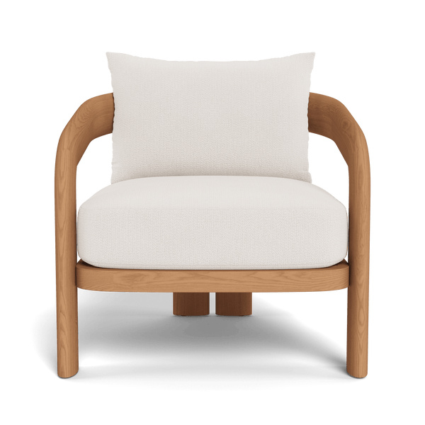 Chloe Lounge Chair | Teak Natural, Marley Snow,