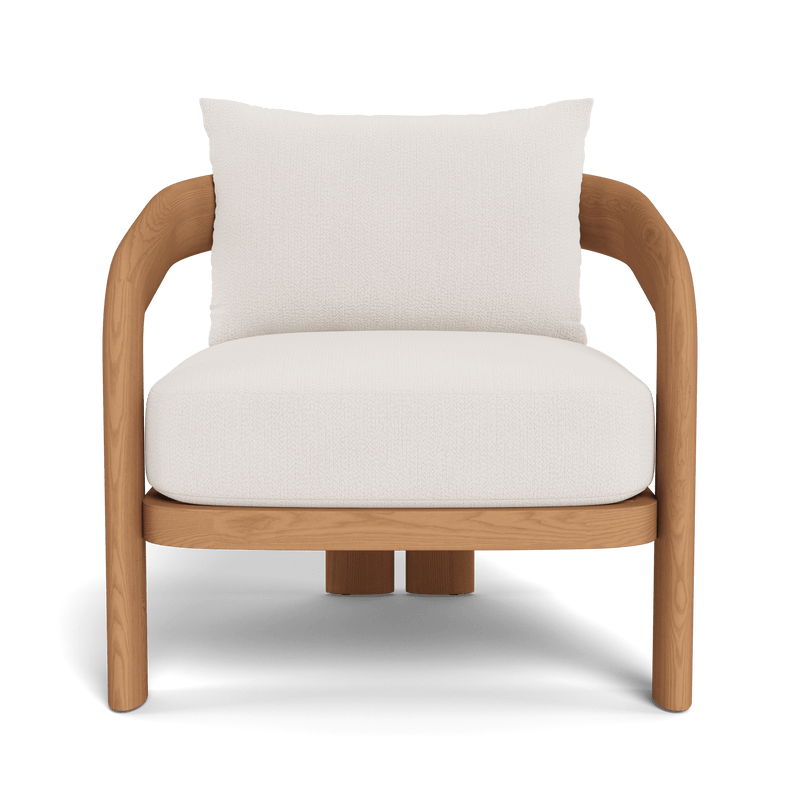 Chloe Lounge Chair | Teak Natural, Marley Snow,