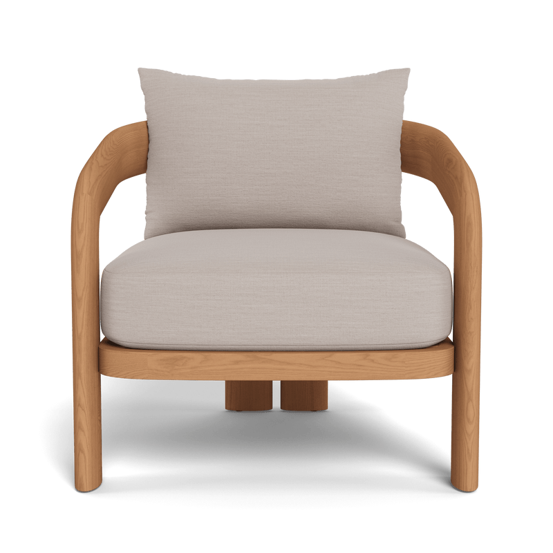 Chloe Lounge Chair | Teak Natural, Panama Marble,