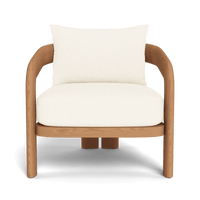 Chloe Lounge Chair | Teak Natural, Riviera Ivory,