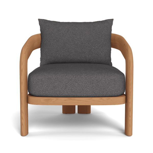 Chloe Lounge Chair | Teak Natural, Riviera Slate,