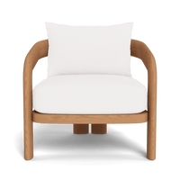Chloe Lounge Chair | Teak Natural, Pebble White,