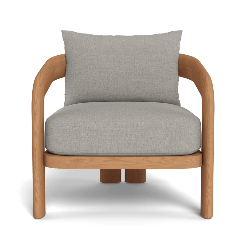 Chloe Lounge Chair | Teak Natural, Stirling Fog,