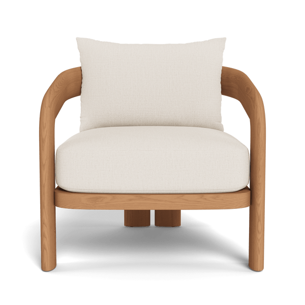 Chloe Lounge Chair | Teak Natural, Stirling Linen,