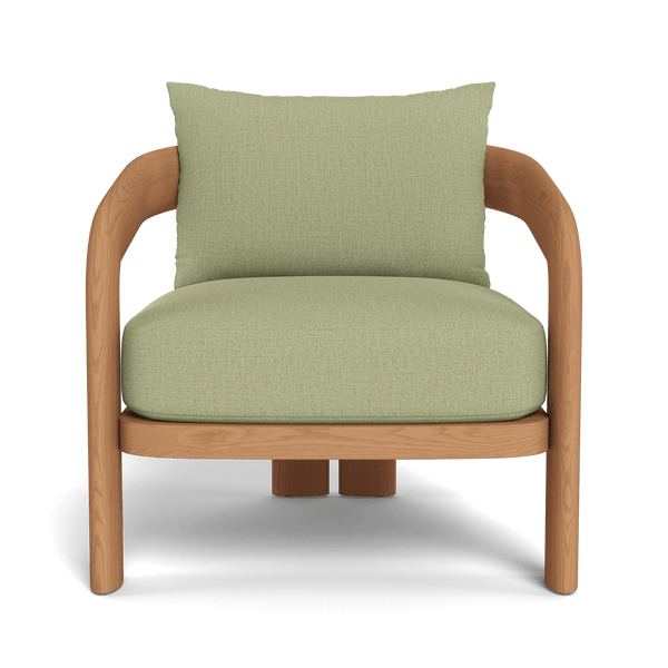 Chloe Lounge Chair | Teak Natural, Stirling Sage,