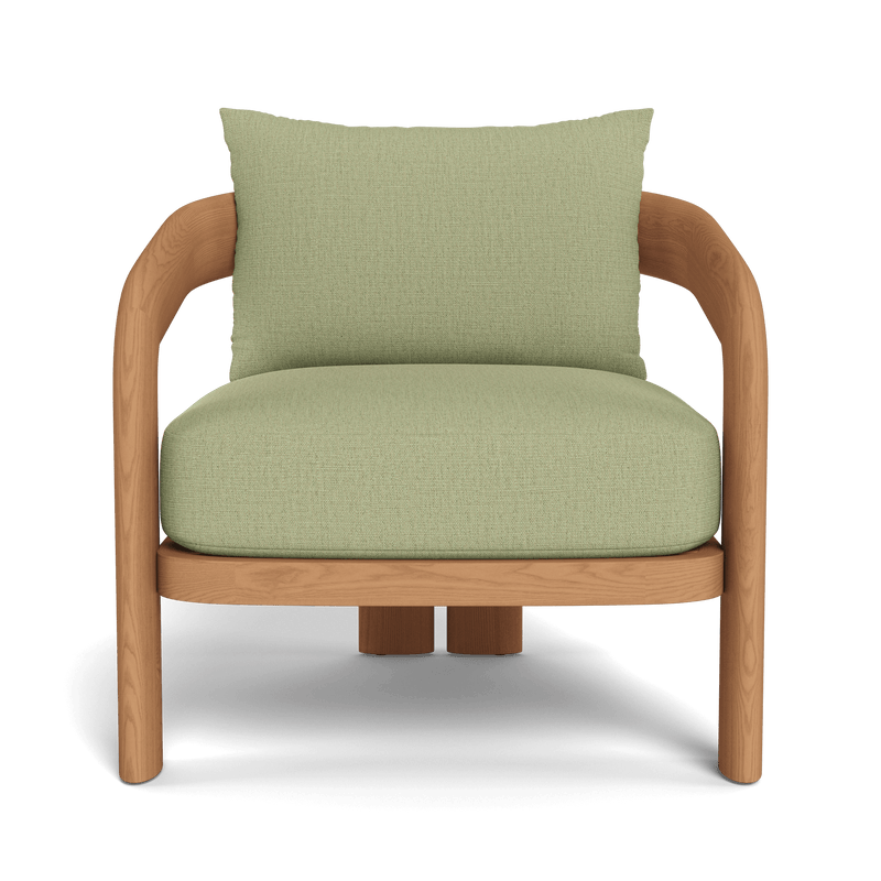 Chloe Lounge Chair | Teak Natural, Stirling Sage,