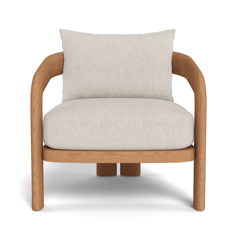 Chloe Lounge Chair | Teak Natural, Stirling Sanddollar,