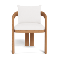 Chloe Teak Dining Chair | Teak Natural, Pebble White,