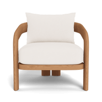 Chloe Teak Lounge Chair | Teak Natural, Vela Pearl,
