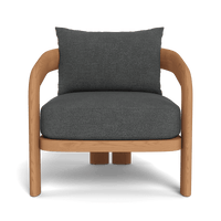 Chloe Teak Lounge Chair | Teak Natural, Vela Smoke,