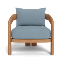 Chloe Teak Lounge Chair | Teak Natural, Sorrento Sky,