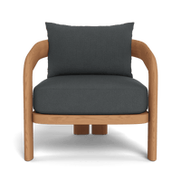 Chloe Teak Lounge Chair | Teak Natural, Sorrento Slate,