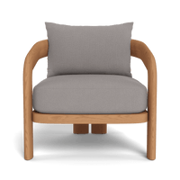 Chloe Teak Lounge Chair | Teak Natural, Sorrento Stone,