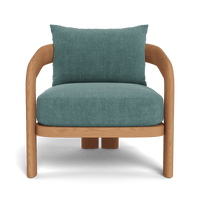 Chloe Teak Lounge Chair | Teak Natural, Zuma Flax,