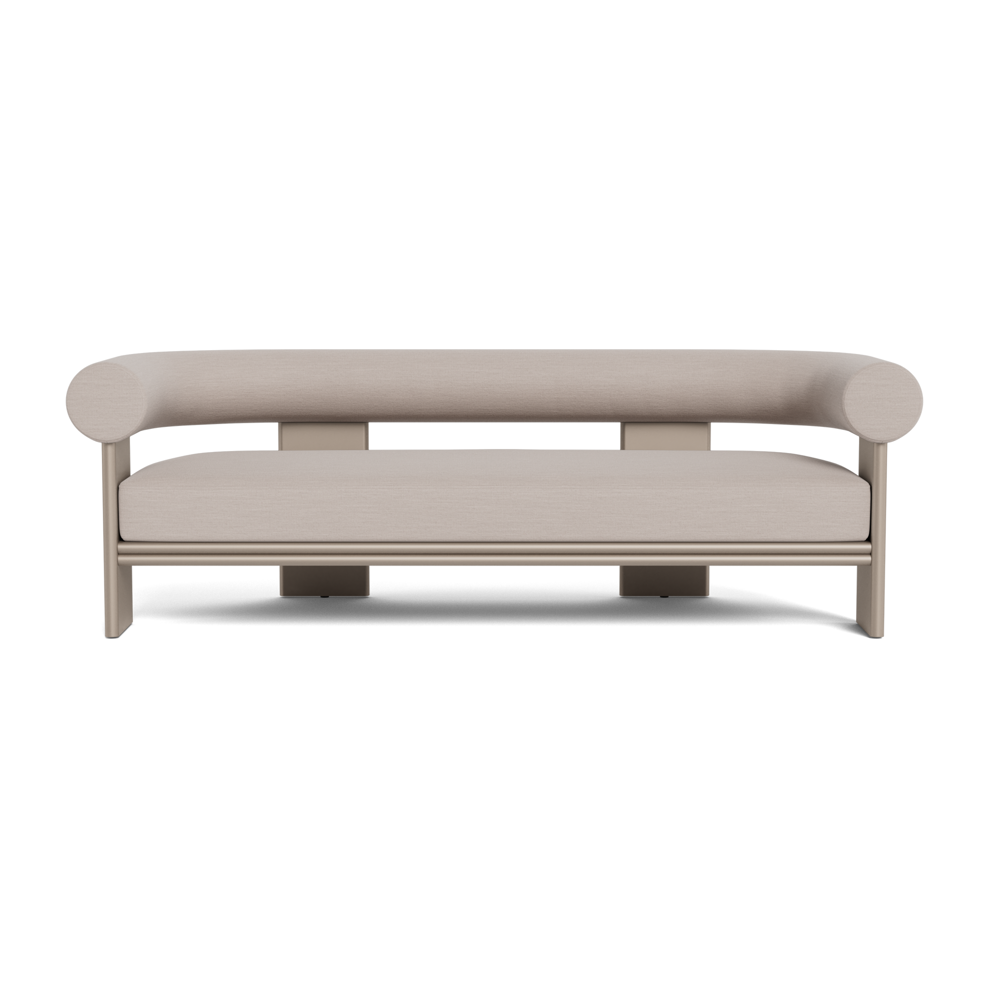 Collins Aluminum 2 Seat Sofa