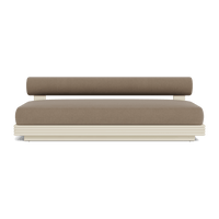 Collins Aluminum 2 Seat Armless Sofa