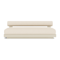 Collins Aluminum 2 Seat Armless Sofa