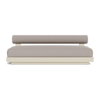 Collins Aluminum 2 Seat Armless Sofa