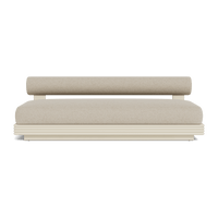 Collins Aluminum 2 Seat Armless Sofa