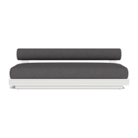 Collins Aluminum 2 Seat Armless Sofa