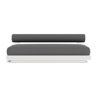 Collins Aluminum 2 Seat Armless Sofa