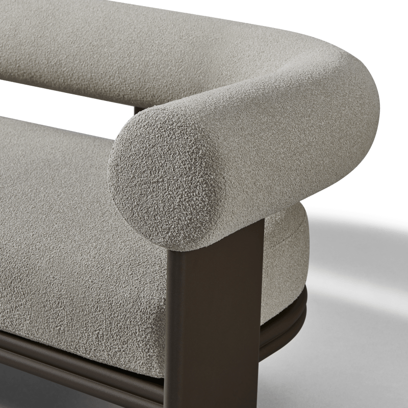 Collins Aluminum 2 Seat Sofa