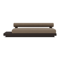 Collins Aluminum 3 Seat Armless Sofa + Table Left