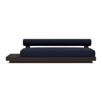 Collins Aluminum 3 Seat Armless Sofa + Table Left