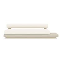Collins Aluminum 3 Seat Armless Sofa + Table Right