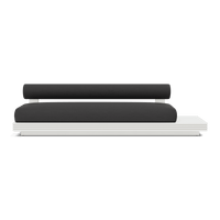 Collins Aluminum 3 Seat Armless Sofa + Table Right