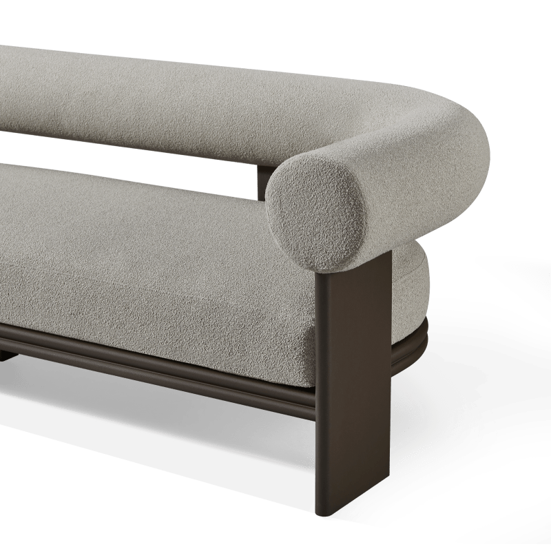 Collins Aluminum 3 Seat Sofa