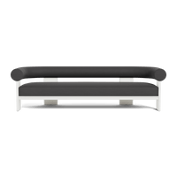 Collins Aluminum 3 Seat Sofa