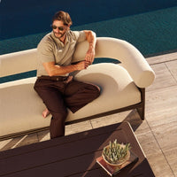 Collins Aluminum Coffee Table