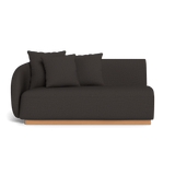 Como 2 Seat 1 Arm Left | Sealed Teak Natural, Stirling Flint,