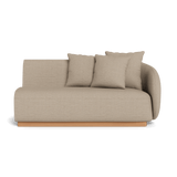 Como 2 Seat 1 Arm Right | Sealed Teak Natural, Monterey Sand,