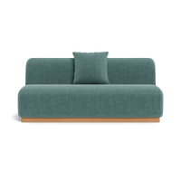 Como 2 Seat Armless Sofa