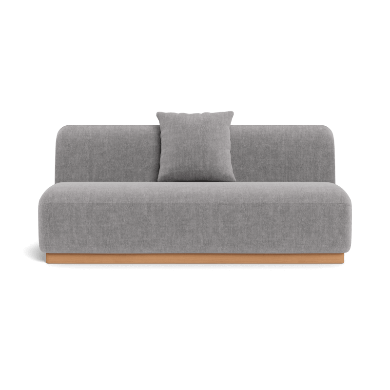 Como 2 Seat Armless Sofa