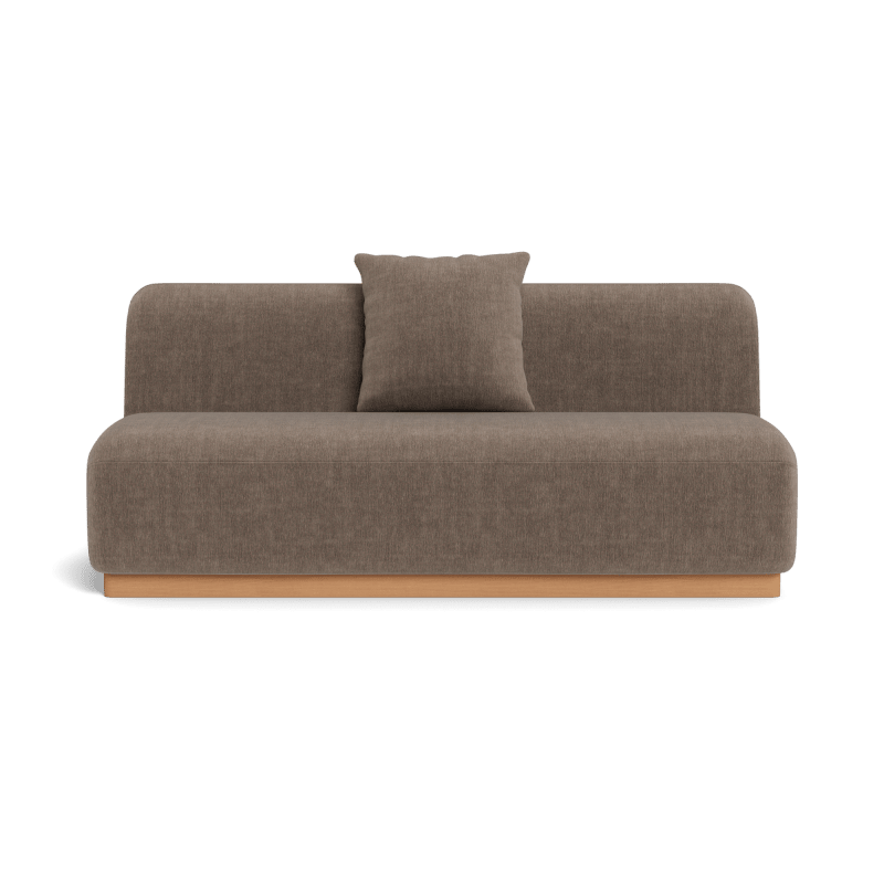 Como 2 Seat Armless Sofa