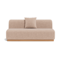 Como 2 Seat Armless Sofa