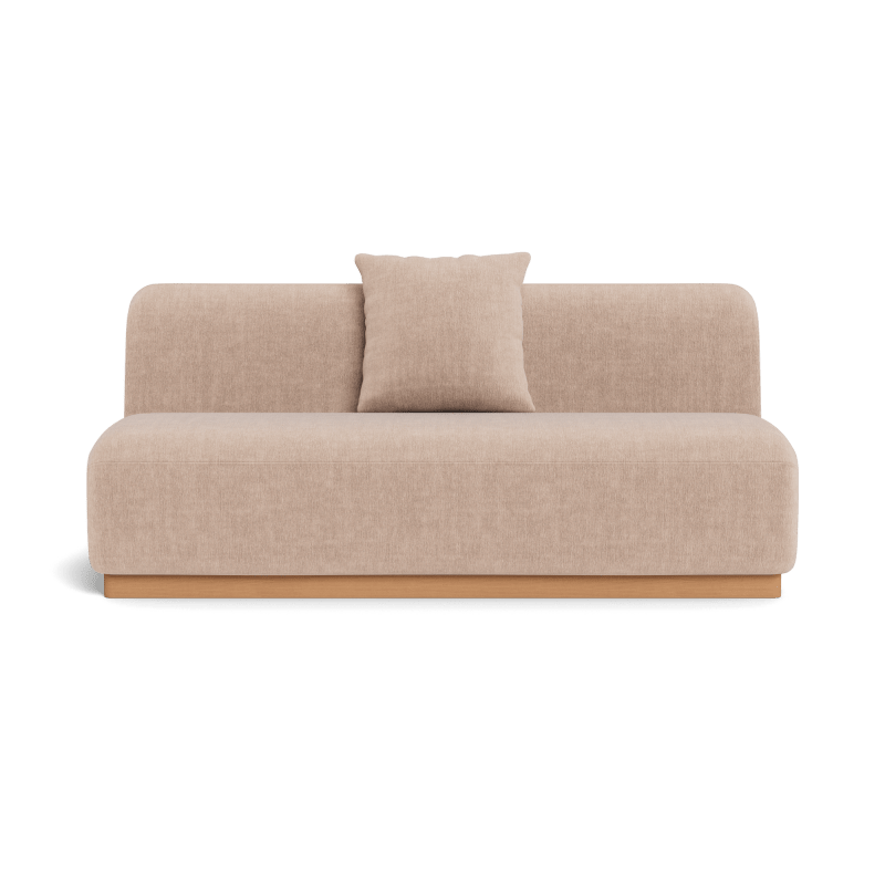 Como 2 Seat Armless Sofa