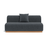 Como 2 Seat Armless Sofa