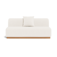 Como 2 Seat Armless Sofa