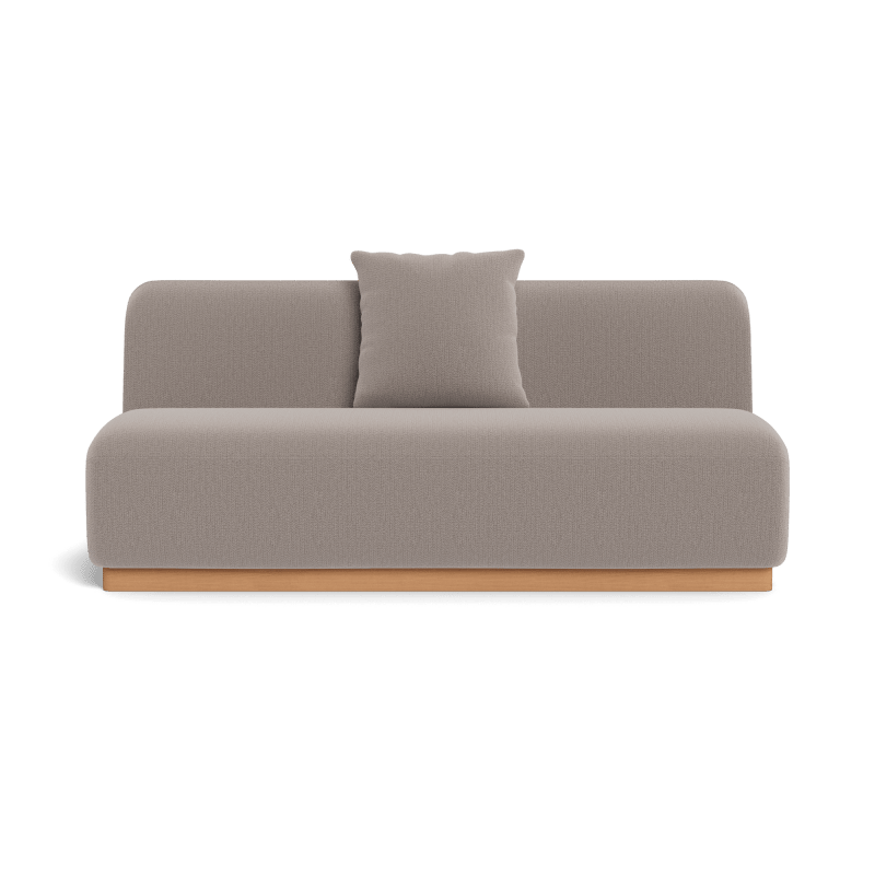 Como 2 Seat Armless Sofa