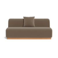 Como 2 Seat Armless Sofa