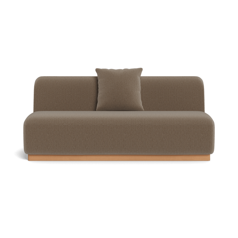 Como 2 Seat Armless Sofa