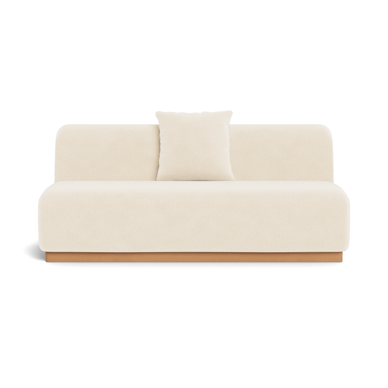 Como 2 Seat Armless Sofa