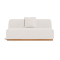 Como 2 Seat Armless Sofa